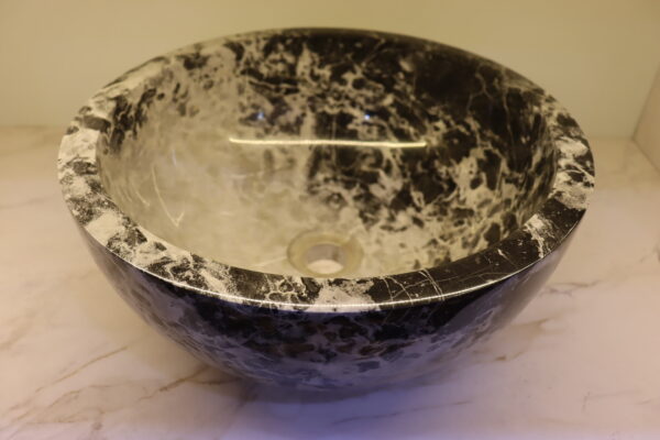 IMG_8601 Black & White Oynx Counter top Wash Basin