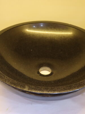 Black Bowl- Marble Counter -top