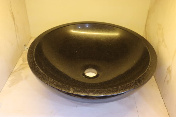 IMG_8620 Black Bowl- Marble Counter -top