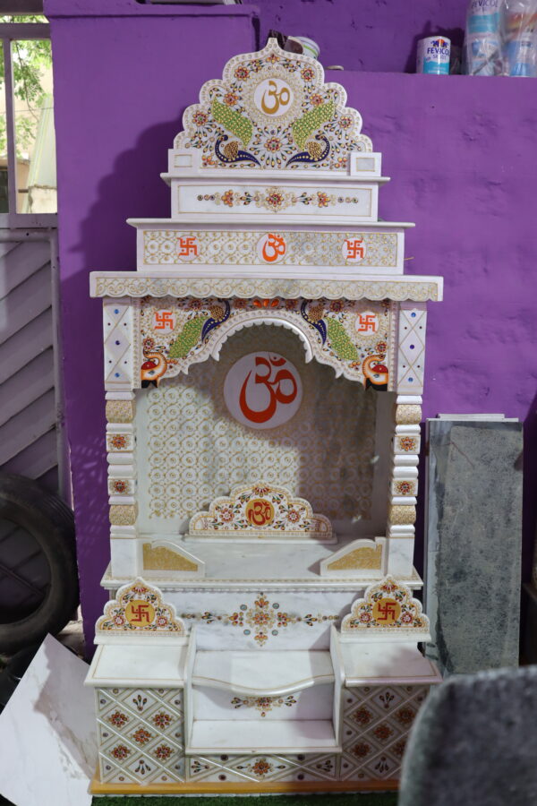 IMG_8746 Designed White Marble Mandir